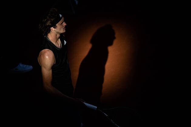 Bilder des Jahres 2021, Sport 06 Juni Sport Bilder des Tages Alexander ZVEREV of Germany reacts during his men s single against Stefanos TSITSIPAS of Greece on the Semi final of the French Open tennis tournament at Roland Garros in Paris, France, 11 June 2021.  Copyright: xAurelienxMorissardx
