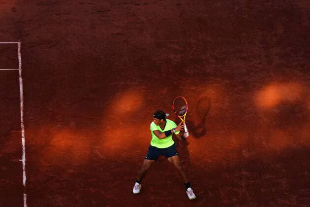 Mandatory Credit: Photo by Javier Garcia BPI Shutterstock (12058128gf) Rafael Nadal during his semi final match French Open Tennis, Day Thirteen, Roland Garros, Paris, France - 11 Jun 2021 French Open Tennis, Day Thirteen, Roland Garros, Paris, France - 11 Jun 2021  Copyright: xJavierxGarcia BPI Shutterstockx 12058128gf