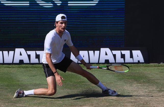 1 06 2021, ATP Tour Mercedes Cup Stuttgart, Weissenhofff, tennis, sports, in the picture Ugo Humbert FRA
