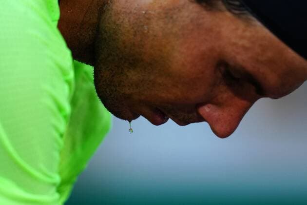 Mandatory Credit: Photo by Javier Garcia BPI Shutterstock (12058128jo) Rafael Nadal during his semi final match French Open Tennis, Day Thirteen, Roland Garros, Paris, France - 11 Jun 2021 French Open Tennis, Day Thirteen, Roland Garros, Paris, France - 11 Jun 2021  Copyright: xJavierxGarcia BPI Shutterstockx 12058128jo