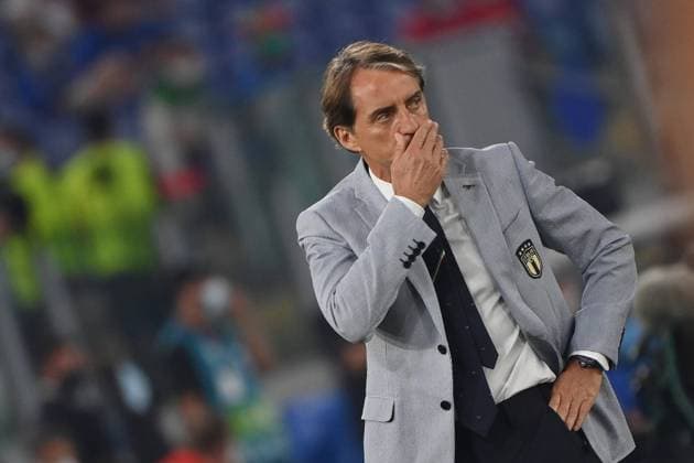 Photo Alfredo Falcone - LaPresse 11 06 2021 Roma (Italy) Soccer Turchia - Italia European Football Championship - Olimpico Stadium of Roma In the pic:roberto mancini  Copyright: xALFREDOxFALCONE LaPressex