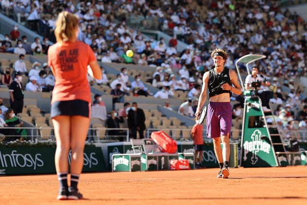 Alexander Zverev GER Tennis French Open 2021 Grand Slam Roland Garros Paris France 11 June 2021 Copyright: xJuergenxHasenkopfx