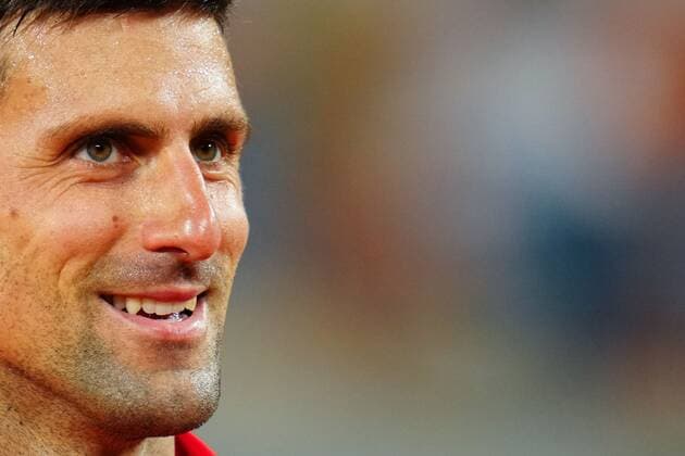 Mandatory Credit: Photo by Javier Garcia BPI Shutterstock (12058128nm) Novak Djokovic during his semi final match French Open Tennis, Day Thirteen, Roland Garros, Paris, France - 11 Jun 2021 French Open Tennis, Day Thirteen, Roland Garros, Paris, France - 11 Jun 2021  Copyright: xJavierxGarcia BPI Shutterstockx 12058128nm
