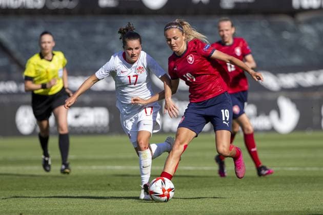 Football, Women, Czech Republic - Canada