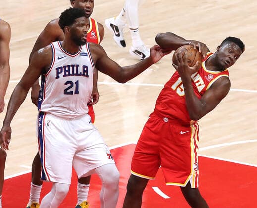 Basketball, NBA, Playoffs, Atlanta Hawks - Philadelphia 76ers