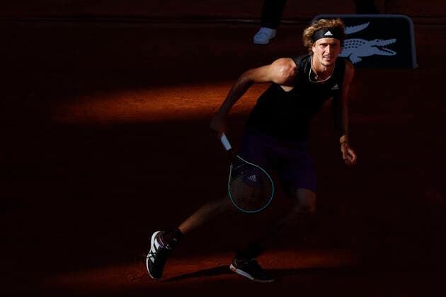 Tsitsipas - 2021 French Open - Day Thirteen Alexander Sascha Zverev of Germany during day 13 of Roland-Garros 2021, French Open 2021, a Grand Slam tennis tournament on June 11, 2021 at Roland-Garros stadium in Paris, France. Paris France taamallah-notitle210611_npWTa  Copyright: xMehdixTaamallahx