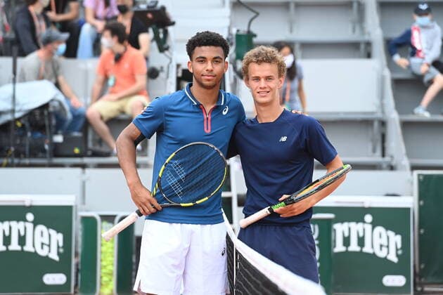 Tennis, French Open, Junior final, Arthur Fils - Lucas Van Assche