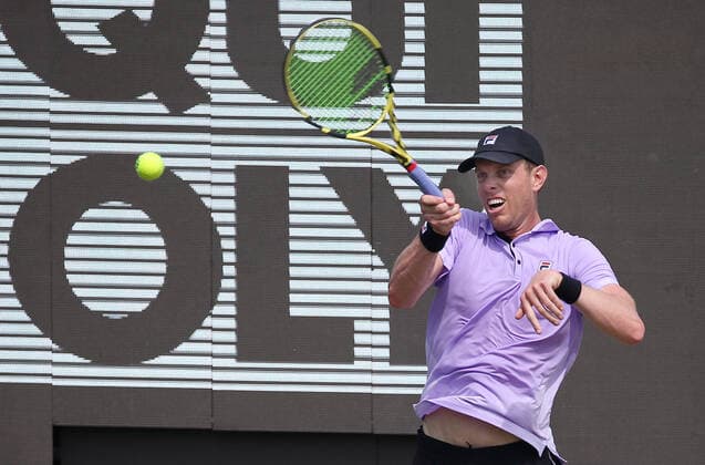 12 06 2021 Germany, Stuttgart, Tennis MercedesCup 2021, Semifinals, Sam Querrey USA