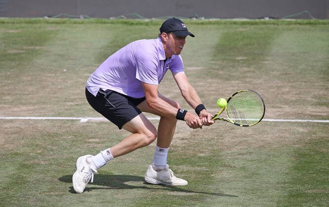 12 06 2021 Germany, Stuttgart, Tennis MercedesCup 2021, Semifinals, Sam Querrey USA