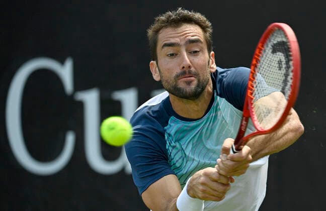 Tennis, ATP Tournament in Stuttgart, Semifinals, Marin Cilic - Jurij Rodionov