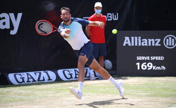 12 06 2021 Germany, Stuttgart, Tennis MercedesCup 2021, Semifinals, Marin Cilic CRO