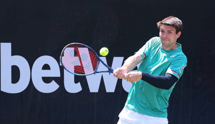 12 06 2021 Germany, Stuttgart, Tennis MercedesCup 2021, Semifinal, Jurij Rodionov AUT