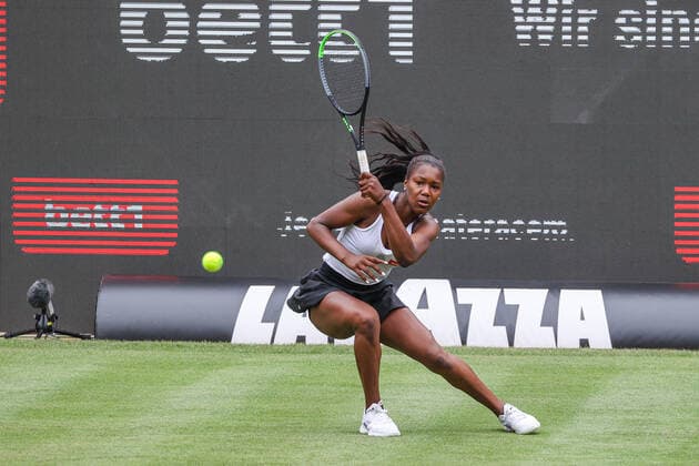In the picture Noma NOHA AKUGUE GER bett1open 2021 WTA 500 , Berlin, LTTC Rot Weiß Steffi Graf Stadion, 12 06 2021,