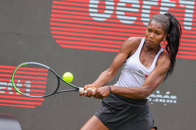 In the picture Noma NOHA AKUGUE GER bett1open 2021 WTA 500 , Berlin, LTTC Rot Weiß Steffi Graf Stadion, 12 06 2021,
