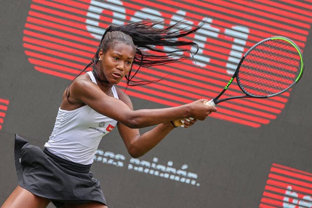 In the picture Noma NOHA AKUGUE GER bett1open 2021 WTA 500 , Berlin, LTTC Rot Weiß Steffi Graf Stadion, 12 06 2021,
