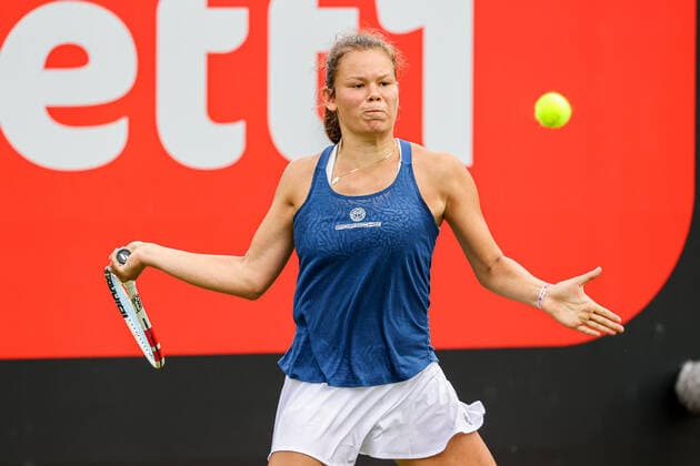 Pictured Nikol Nicole RIVKIN GER bett1open 2021 WTA 500 , Berlin, LTTC Rot Weiß Steffi Graf Stadium, 12 06 2021,