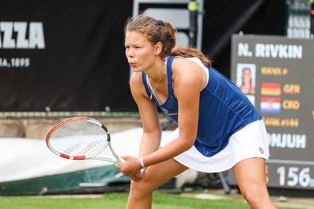 Pictured Nikol Nicole RIVKIN GER bett1open 2021 WTA 500 , Berlin, LTTC Rot Weiß Steffi Graf Stadium, 12 06 2021,