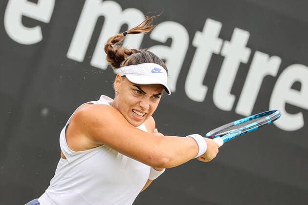 Pictured Ana KONJUH CRO bett1open 2021 WTA 500 , Berlin, LTTC Rot Weiß Steffi Graf Stadium, 12 06 2021,
