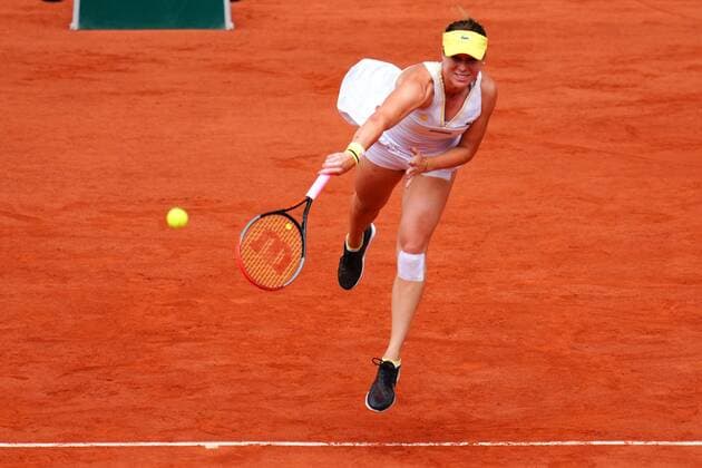 Mandatory Credit: Photo by Javier Garcia BPI Shutterstock (12058169q) Anastasia Pavlyuchenkova during the Women s Singles final French Open Tennis, Day Fourteen, Roland Garros, Paris, France - 12 Jun 2021 French Open Tennis, Day Fourteen, Roland Garros, Paris, France - 12 Jun 2021  Copyright: xJavierxGarcia BPI Shutterstockx 12058169q