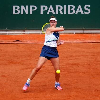 Mandatory Credit: Photo by Javier Garcia BPI Shutterstock (12058169aa) Barbora Krejcikova during the Women s Singles final French Open Tennis, Day Fourteen, Roland Garros, Paris, France - 12 Jun 2021 French Open Tennis, Day Fourteen, Roland Garros, Paris, France - 12 Jun 2021  Copyright: xJavierxGarcia BPI Shutterstockx 12058169aa