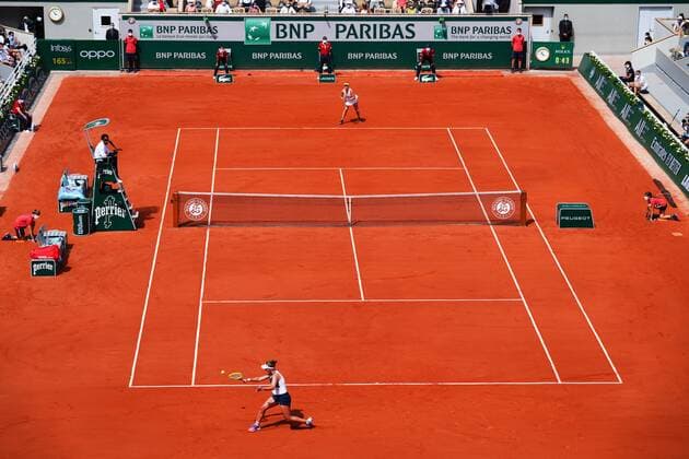 Mandatory Credit: Photo by Javier Garcia BPI Shutterstock (12058169au) Barbora Krejcikova and Anastasia Pavlyuchenkova during their Women s Singles final French Open Tennis, Day Fourteen, Roland Garros, Paris, France - 12 Jun 2021 French Open Tennis, Day Fourteen, Roland Garros, Paris, France - 12 Jun 2021  Copyright: xJavierxGarcia BPI Shutterstockx 12058169au