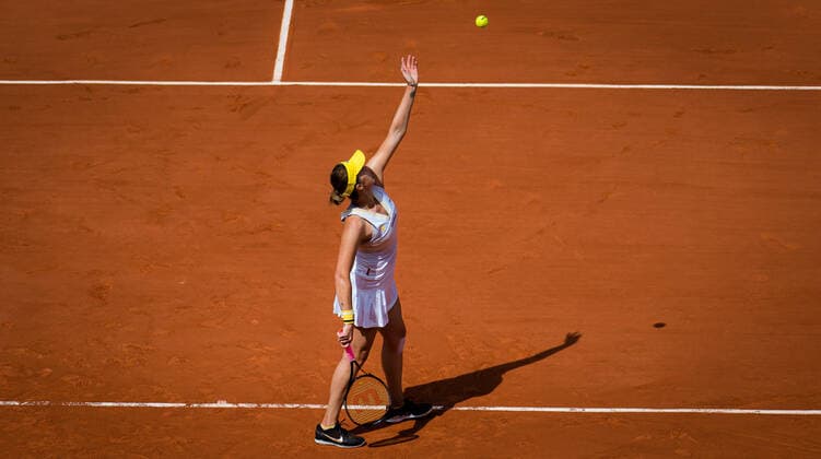 June 12, 2021, PARIS, FRANCE: Anastasia Pavlyuchenkova of Russia in action during the final of the 2021 Roland Garros Grand Slam Tournament against Barbora Krejcikova of the Czech Republic PARIS FRANCE - ZUMAa181 20210612_zaa_a181_036 Copyright: xRobxPrangex