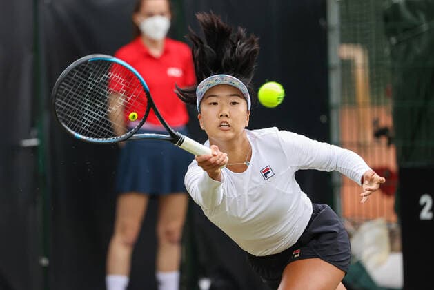 Pictured Ann LI USA bett1open 2021 WTA 500 , Berlin, LTTC Rot Weiß Steffi Graf Stadium, 12 06 2021,