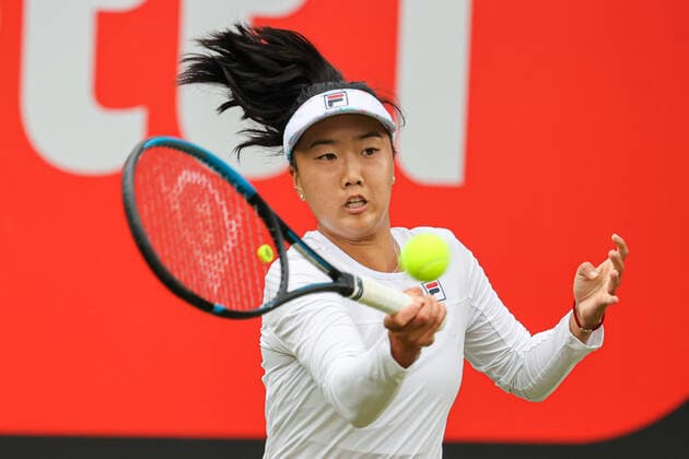 Pictured Ann LI USA bett1open 2021 WTA 500 , Berlin, LTTC Rot Weiß Steffi Graf Stadium, 12 06 2021,
