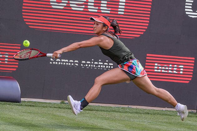 Pictured Misaki DOI JPN bett1open 2021 WTA 500 , Berlin, LTTC Rot Weiß Steffi Graf Stadion, 12 06 2021,