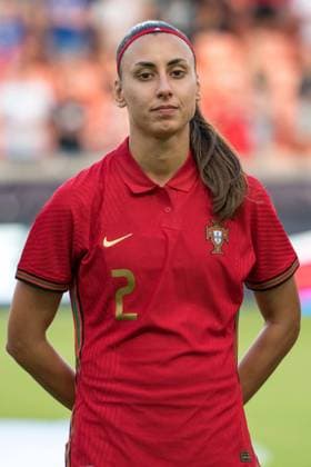Houston, USA, June 10th 2021: Catarina Amado ( 2 Portugal) during the Womens International Friendly, L?nderspiel, Nationalmannschaft match between United States and Portugal at BBVA Stadium in Houston, Texas, USA. (NO COMMERICAL USAGE) United States v Portugal - BBVA Stadium United States v Portugal - BBVA Stadium 