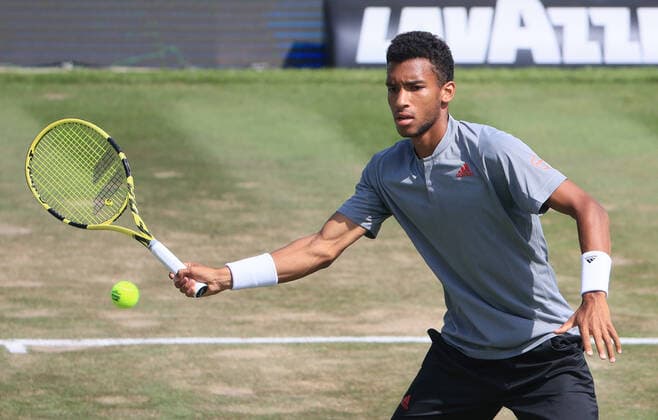 12 06 2021, ATP Tour Mercedes Cup 2021 Stuttgart, TC Weissenhof, tennis, sports, in the picture Felix Auger Aliassime CAN