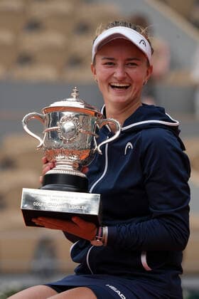 2021 Roland Garros Barbora Krejcikova , CZE