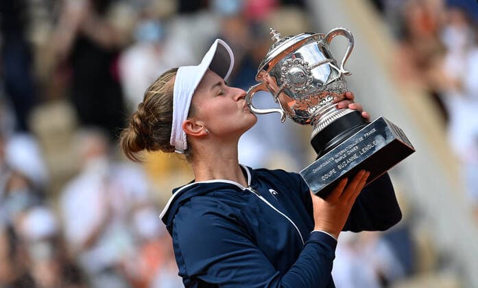 2021 Roland Garros Barbora Krejcikova , CZE