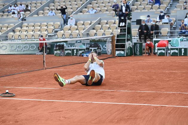 Tennis : Roland Garros 2021 - France - Victoire de Herbert Mahut double Messieurs - France Tennis : Roland Garros 2021 - France - 12 06 2021 chryslenecaillaud Panoramic 