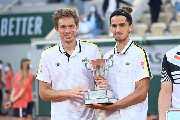 Tennis, French Open, final, Pierre-Hugues Herbert and Nicolas Mahut win doubles