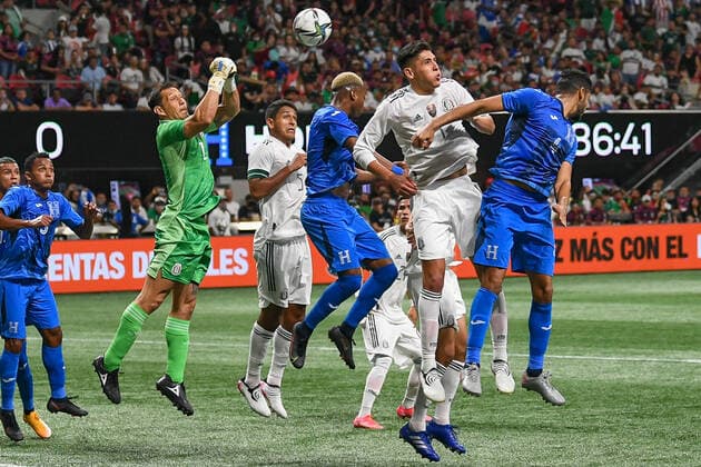 Football, Test Match, Mexico - Honduras