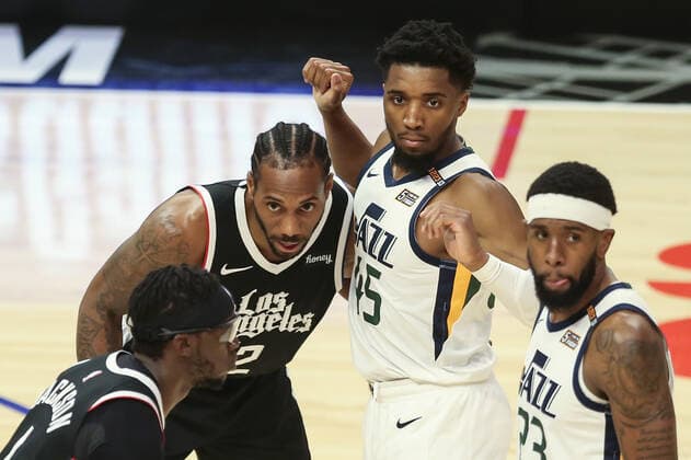 Basketball, NBA, Playoffs, Los Angeles Clippers - Utah Jazz