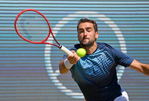 Marin Cilic CRO Action 13 06 2021 Final Tennis MercedesCup Stuttgart 2021 Weißenhof ATP 07 13 06 2021 Tennis MercedesCup Stuttgart 2021