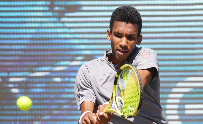 Stuttgart , Tennis MercedesCup 2021 , Final , Felix Auger Aliassime FRA