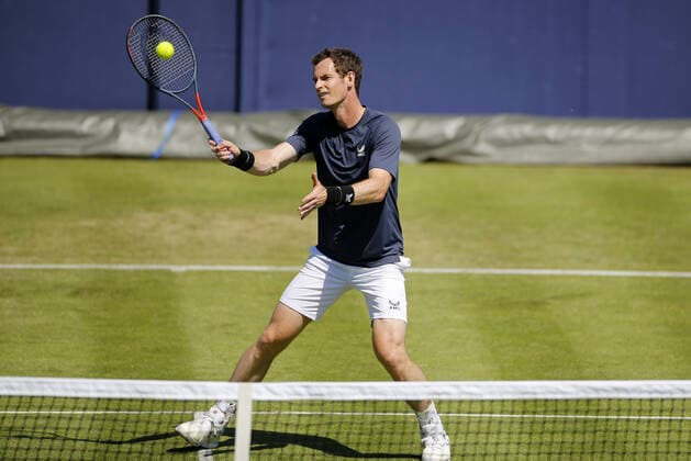 Tennis, ATP Tournament in London, Andy Murray Training