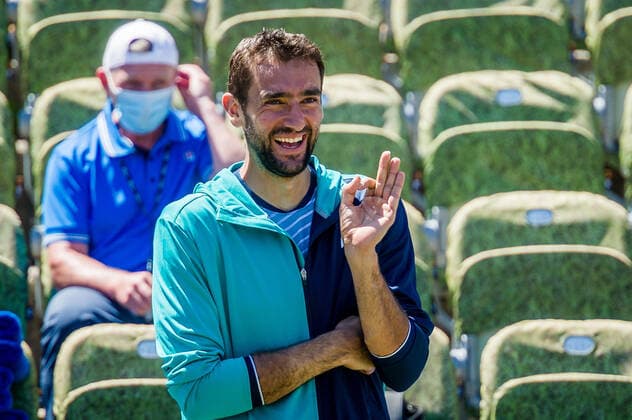 Finalist Marin Cilic CRO at the ATP250 ATP TOUR ATP Lawn Tournament MercedesCup 2021 Final on 13 06 2021 in Stuttgart TC Weissenhof , Baden Wuerttemberg, Germany Stuttgart 13 06 21 Tennis , 13 06 2021, Stuttgart Germany xpxsdx