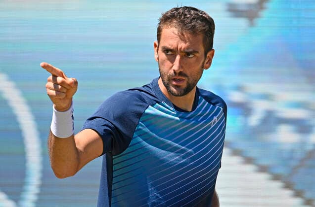 Marin Cilic CRO cheers gestures fist 13 06 2021 final Tennis MercedesCup Stuttgart 2021 Weißenhof ATP 07 13 06 2021 Tennis MercedesCup Stuttgart 2021