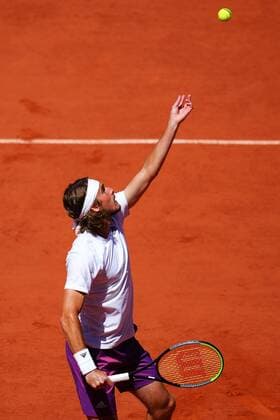 Mandatory Credit: Photo by Javier Garcia BPI Shutterstock (12058233c) Stefanos Tsitsipas during the Men s Singles final French Open Tennis, Day Fifteen, Roland Garros, Paris, France - 13 Jun 2021 French Open Tennis, Day Fifteen, Roland Garros, Paris, France - 13 Jun 2021  Copyright: xJavierxGarcia BPI Shutterstockx 12058233c