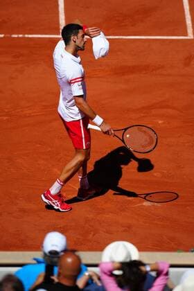 Mandatory Credit: Photo by Javier Garcia BPI Shutterstock (12058233ao) Novak Djokovic during the Men s Singles final French Open Tennis, Day Fifteen, Roland Garros, Paris, France - 13 Jun 2021 French Open Tennis, Day Fifteen, Roland Garros, Paris, France - 13 Jun 2021  Copyright: xJavierxGarcia BPI Shutterstockx 12058233ao