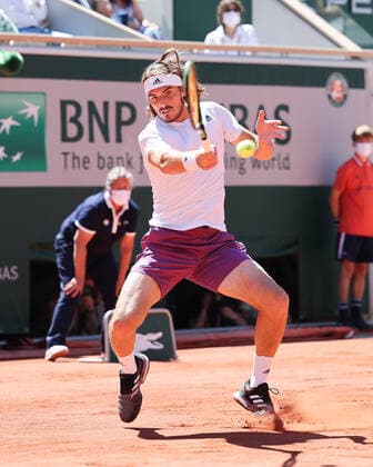 Stefanos Tsitsipas, Mens Singles Final, Final Tennis French Open 2021 Grand Slam Roland Garros Paris France 13 June 2021 Copyright: xJuergenxHasenkopfx