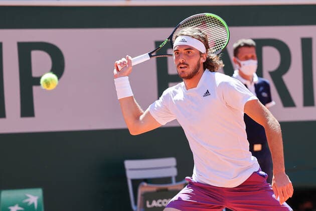 Stefanos Tsitsipas, Mens Singles Final, Final Tennis French Open 2021 Grand Slam Roland Garros Paris France 13 June 2021 Copyright: xJuergenxHasenkopfx