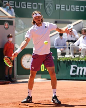 Stefanos Tsitsipas, Mens Singles Final, Final Tennis French Open 2021 Grand Slam Roland Garros Paris France 13 June 2021 Copyright: xJuergenxHasenkopfx