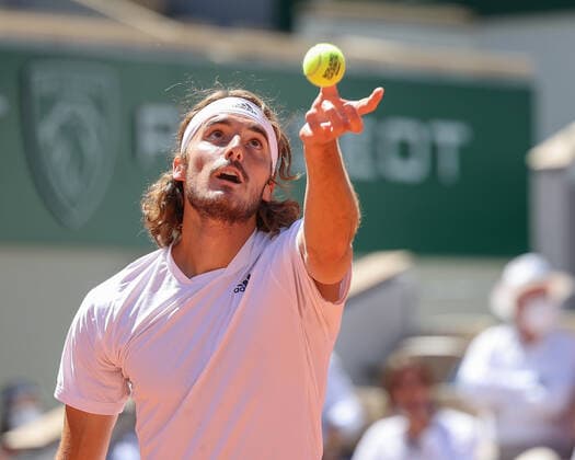 Stefanos Tsitsipas, Mens Singles Final, Final Tennis French Open 2021 Grand Slam Roland Garros Paris France 13 June 2021 Copyright: xJuergenxHasenkopfx