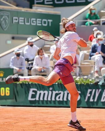 Stefanos Tsitsipas, Mens Singles Final, Final Tennis French Open 2021 Grand Slam Roland Garros Paris France 13 June 2021 Copyright: xJuergenxHasenkopfx