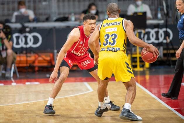 Wade Baldwin 2 FC Bayern , Jayson Granger 33 Alba Berlin , FC Bayern Basketball vs Alba Berlin, BBL Playoffs, Final, 13 06 2021 Muenchen Bayern Germany Copyright: xkolbert-press UlrichxGamelx